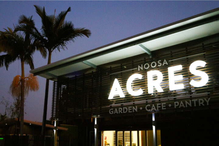 Acres Noosa Illuminated Fabricated Letters