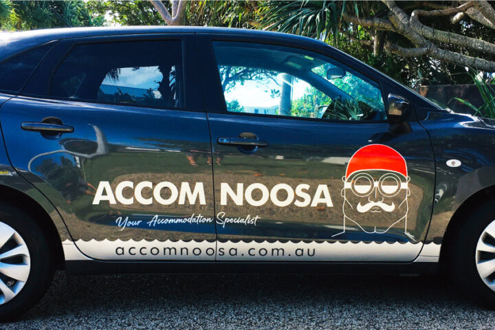 Accom Noosa Vehicle Graphics