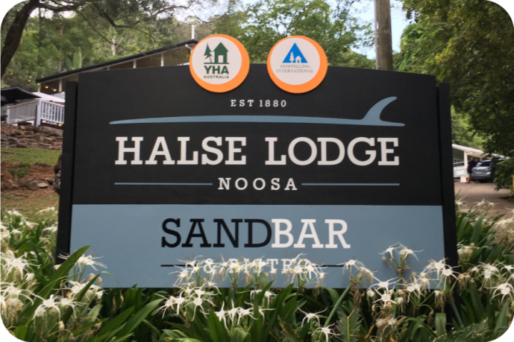 Halse Lodge Noosa External Free-Standing Sign