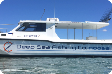 Deep Sea Fishing Co. Noosa Marine Boat Vinyl Graphics.