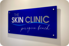 The Skin Clinic, Peregian Beach. Internal Stand-off Sign.
