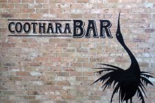 CootharaBAR, Habitat Noosa. Internal Traditional Signwriting.
